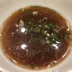 創作麺工房 鳴龍 - スープ割はお出汁芳醇になります