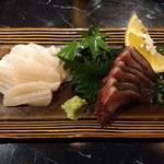 博多味処 灯 - タイラギ貝とヤマト鰹の炙り