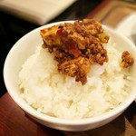香 - 麻婆豆腐オンザライス