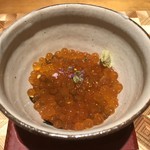丸新 - イクラご飯。自家製のイクラ。旨いんだな〜。(^^)