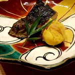 日本料理 e. - イワナの藁焼き