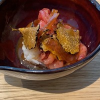 肉寿司 肉和食 KINTAN コレド室町 - 【和牛サーロインとトリュフのすき焼き】◎2018/11