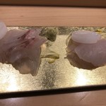 旬菜 おぐら家 - ひらめとかわはぎ