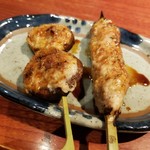 鳥元 - つくねと椎茸肉詰め