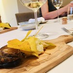 やまぐち - 蝦夷アワビ、
      バチコ(ナマコの卵巣)のリゾット