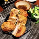 鳥どり総本家 - 鶏もも肉とねぎの山椒？ソース