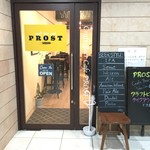 Craft beer cafe PROST - 入口