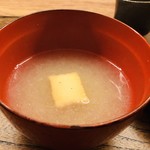 蒼穹 - 白菜のすり流し　生麩揚げ