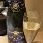 馳走 啐啄一十  - お酒①テタンジェ・プレリュード・グランクリュ
      シャルドネ50%、ピノ・ノワール50%