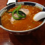 支那麺 はしご - 太肉だんだん麺（大辛、麺硬め）