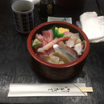 魚玉 - 海鮮丼 800円