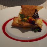 ビストロ ダイア - かぼちゃのミルフィーユ（さくさくです）