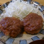 食処 やな瀬 - チキンチーズカツレツ定食のメイン皿