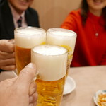 中華 大興 - 最初は生ビールで