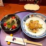 Fujiya - サラダ＆飛竜頭あんかけ