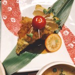 Getto - 鱈の磯天ぷら　香照り焼きソース