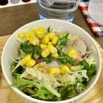 すざわ亭 - 定食のサラダ