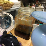 えんむすび - 自家製の辛いベース♬︎(辣油系かな？)