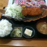 田舎家 - あぐぅー豚とんかつ定食