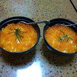 味処酒房なかむら - 2011.10月/いくら丼（１人前を２つに）