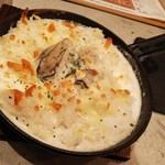 魚とワインはなたれThe Fishand Oysters - 牡蠣のクリームリゾット