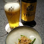 すきやきしゃぶしゃぶ 神戸牛 石田 - 中瓶ビール 650円