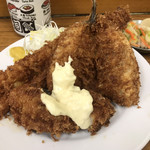 とんかつ八千代 - ハモ、アジ、アナゴフライ定食