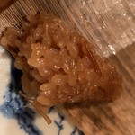 Tenran Sosan - チマキの中身。コレ、あと２つ食べてもいいくらい美味かった。