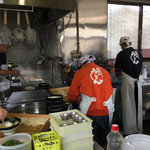 山越うどん - 厨房