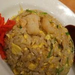 餃子菜館 勝ちゃん - 海老は表面だけじゃなくて中にもでかと入っとるげん