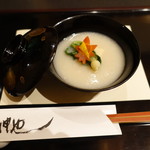 海老しんじょう、白子のすり流し