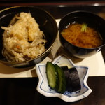 新日本料理 神也 - 〆の炊き込みご飯