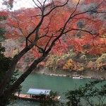 松籟庵 - 鴨川と船