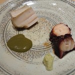 鮨 さいとう - 鮑と蛸