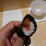 鮨 さいとう - トロたく巻き