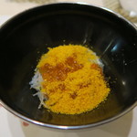 銀座 やまの辺 江戸中華 - 30年12月　春雨唐墨和え　紹興酒漬けイクラ入り