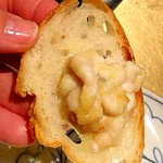 野嵯和 - 軽く炙ったバターバゲットと♪