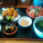 季泉 - 牡蛎フライ定食　\1350