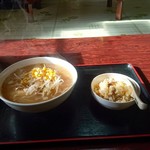 長崎軒 - みそラーメン半チャーハン