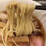 らぁ麺やまぐち - 平打ちストレート中細麺