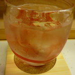 料心味力 秀 - 芋焼酎侍士の門水割り二杯目