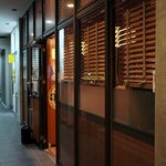 ビアカフェ・バーレイ - 外から見てもお洒落な感じになっていますね。