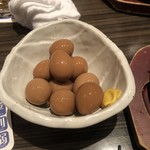 まぐろ海鮮居酒屋 さかなや道場 - うずらの煮卵