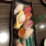 まぐろ海鮮居酒屋 さかなや道場 - 彩り握り(7かん)
