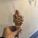 ジェラテリア アクオリーナ - ノッチョラートのジェラートソフト（650円）税込