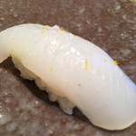 鮨 久いち - 墨烏賊　柚子塩