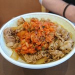Sukiya - 中盛りキムチ牛丼