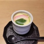 寿司の次郎長 - ミニ茶碗蒸し。これは追加注文すべきですね。