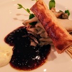 レストラン　シュバル ブラン - 前菜2・アワビ、舞茸