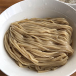 醤油つけめんの麺(限定麺・アップ)♪